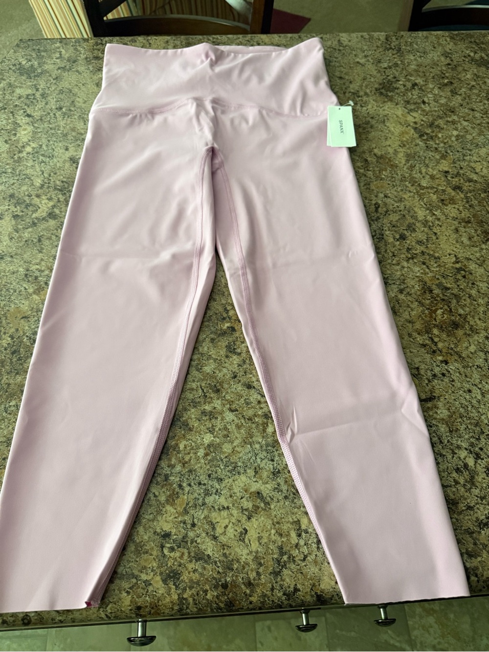 SPANX Girls High-Waist Light Pink Leggings
